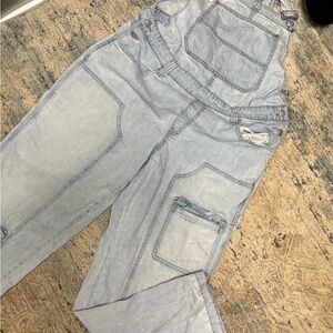 wild fable Light Blue Denim Overalls